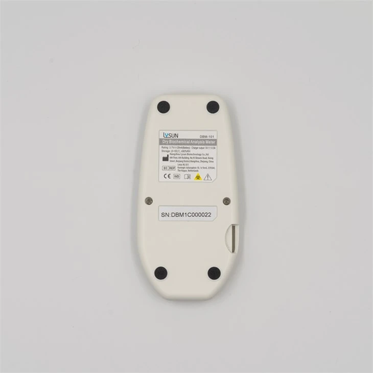 Lysun 6 in 1 TC/TG/HDL/UR/UA/CR Dry Biochemical Analysis Meter For Cholesterol Uric Acid Urea Creatinine